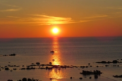 solnedgang